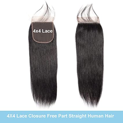 Straight 4x4 HD Lace Closure 100% Human Hair