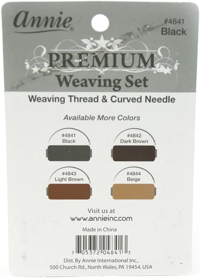 Annie Premium Weaving needle and thread Set (Black)