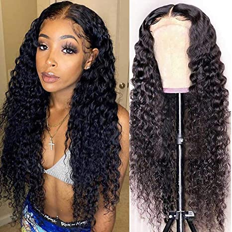 Water Wave Lace Front Human Hair Wigs 13x4 Lace Frontal – Whisy