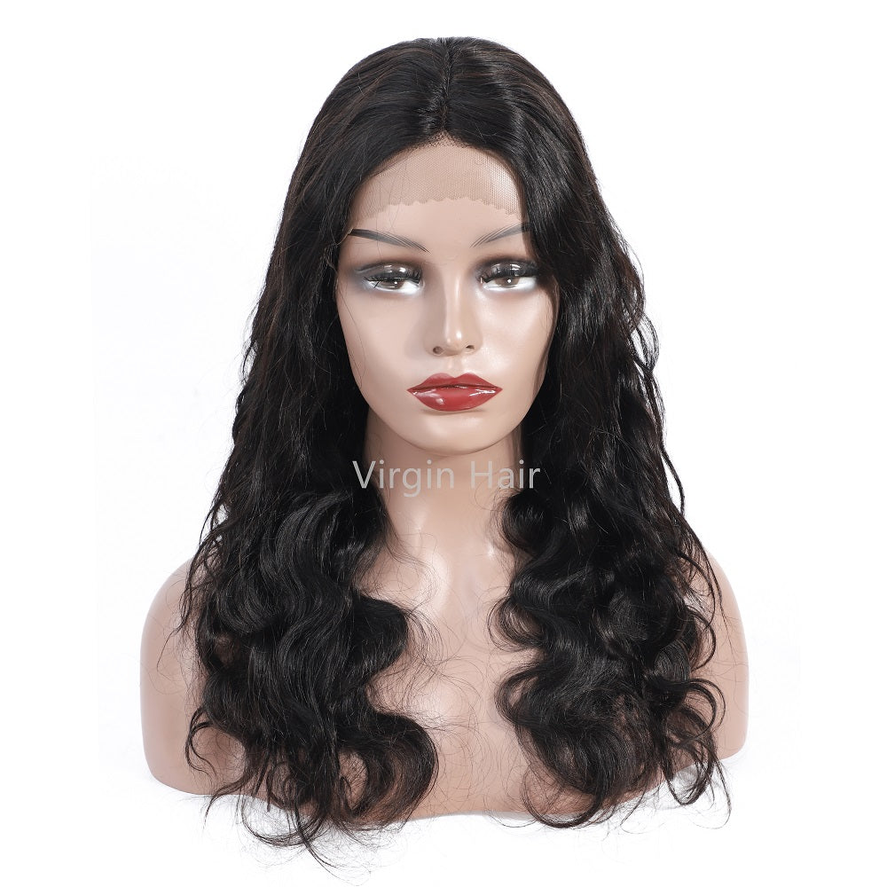 Human Middle Part Wig Body Wave 26