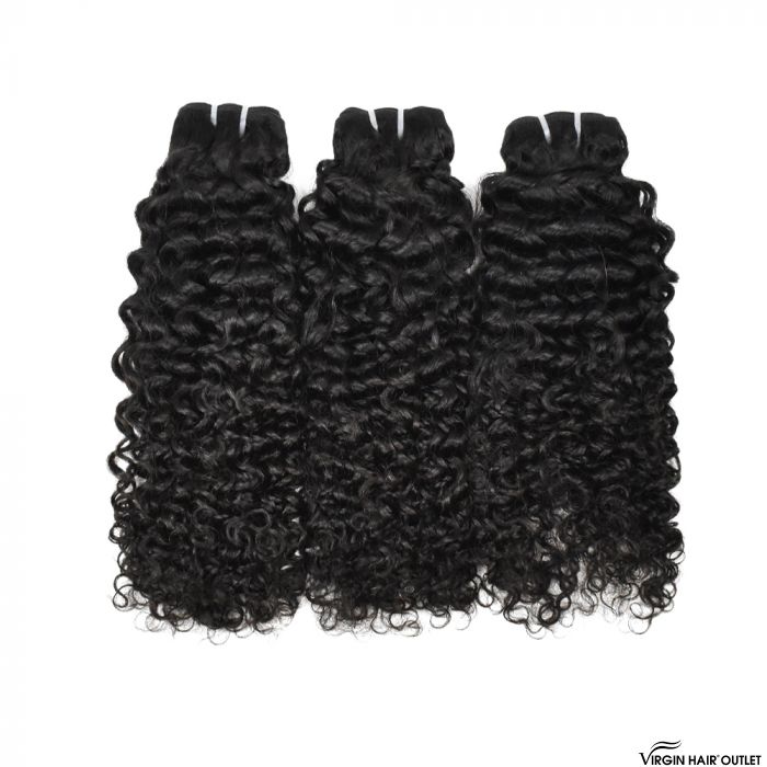 Grade 10A Indian Kinky Curl 100% Human Hair 3 Bundles Set