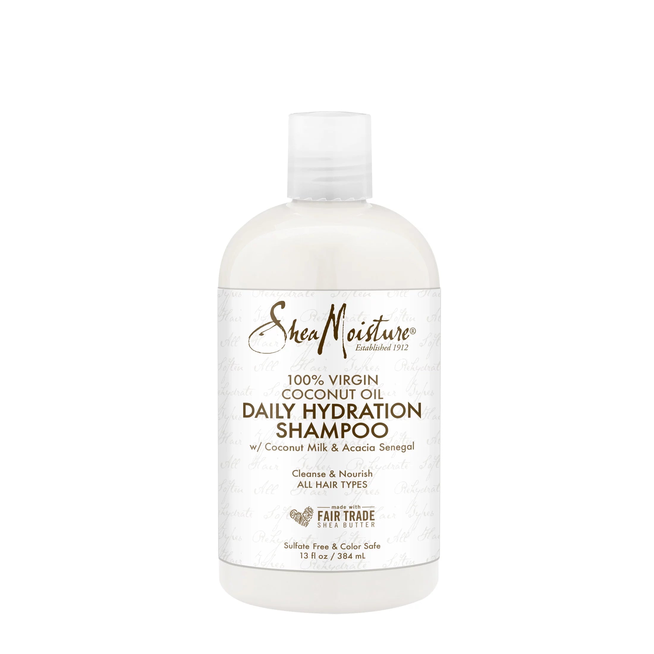 SheaMoisture Daily Hydration Shampoo 100% Virgin Coconut Oil 13 oz